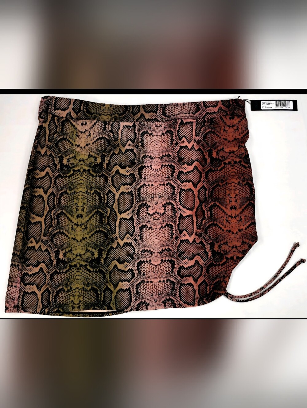 TA3 Ombre Snake Skirty plus 2X Cover-up Beach Pool Mini Skirt NWT vacation cinch